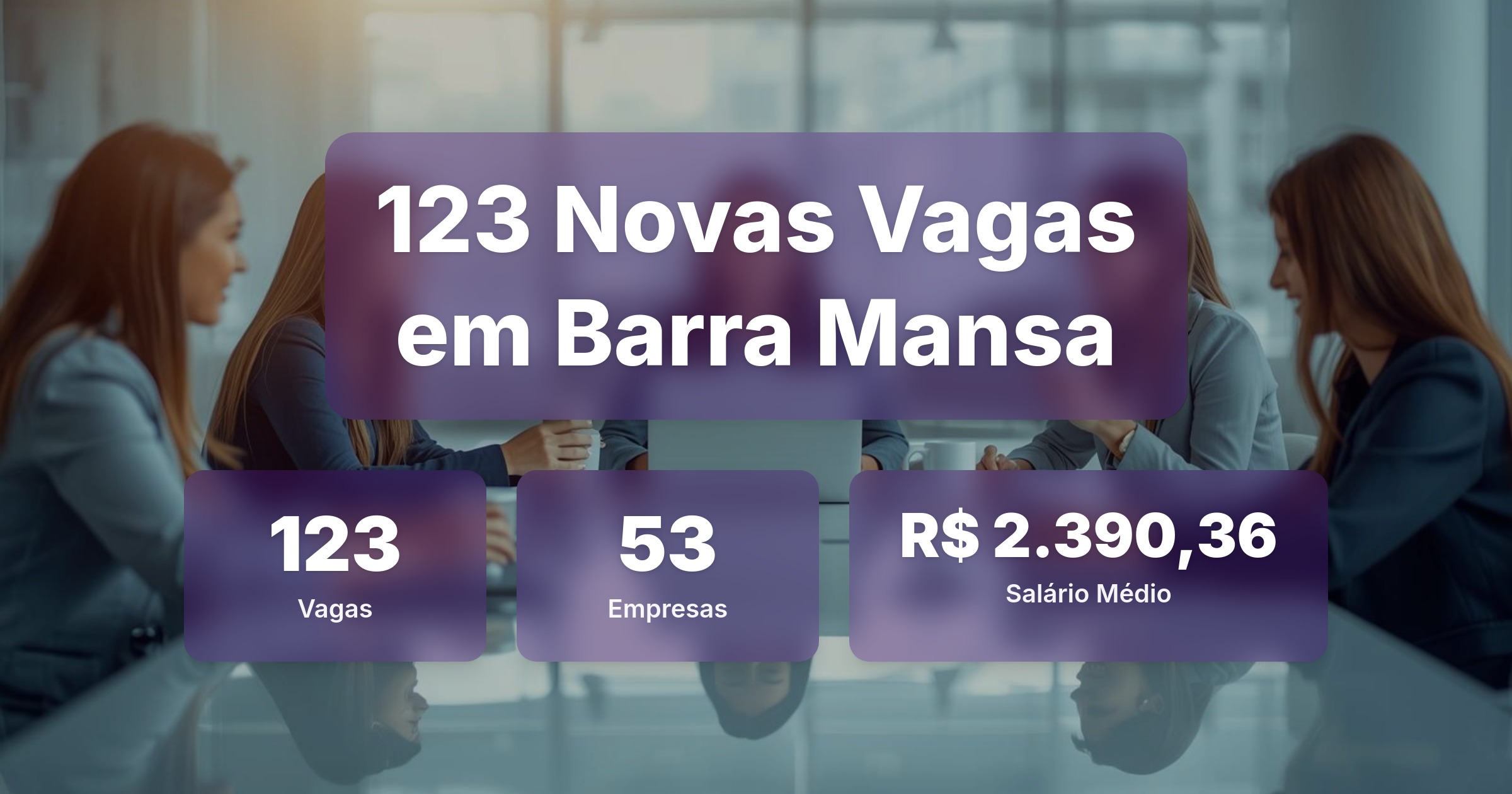 123 Novas Vagas de Emprego em Barra Mansa - 02/04/2026 - Análise completa com salários, empresas contratando e oportunidades nos setores de vendas e tecnologia
