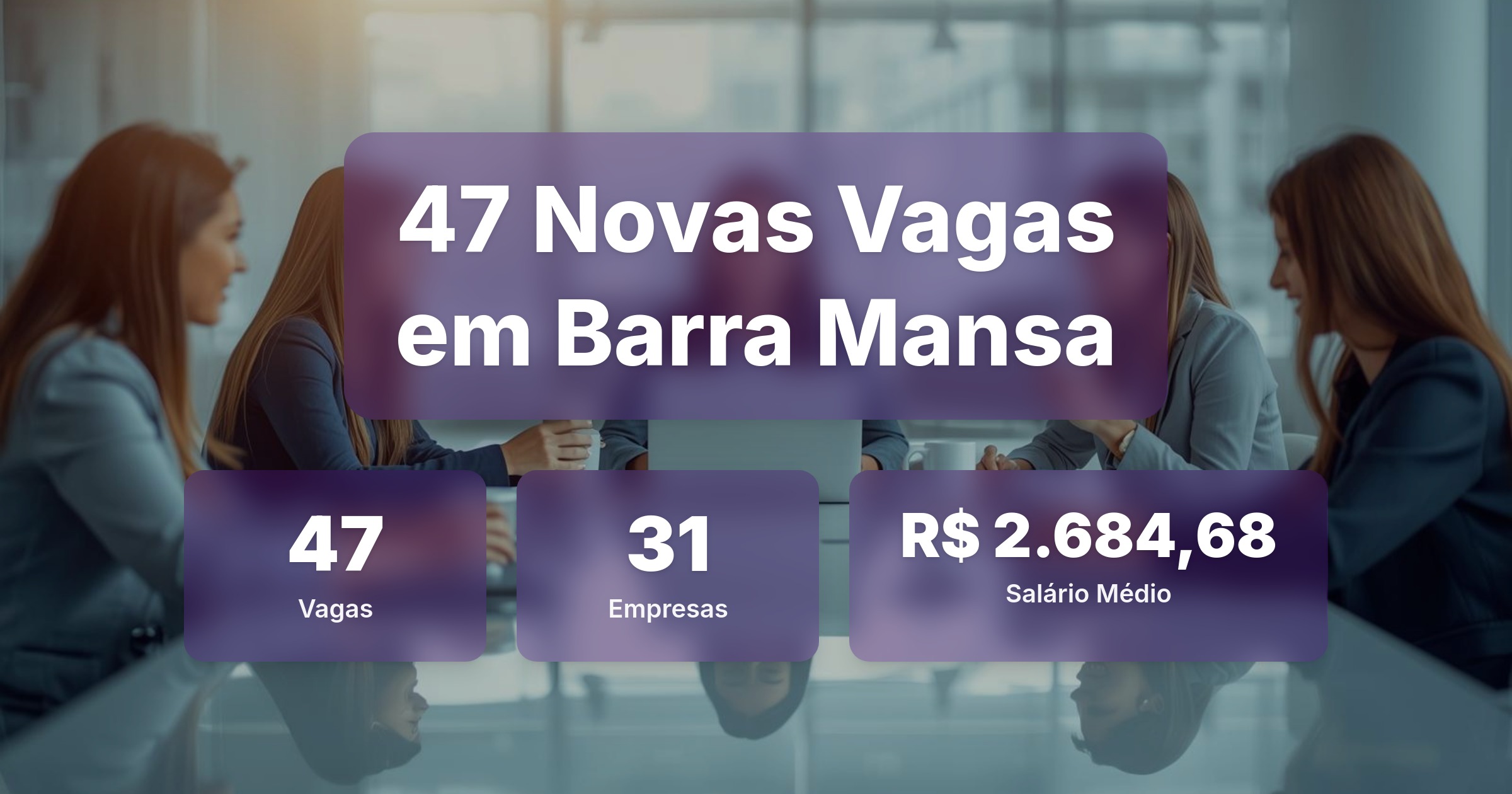 47 Novas Vagas de Emprego em Barra Mansa - 03/02/2026 - Análise completa com salários, empresas contratando e oportunidades nos setores de vendas e tecnologia
