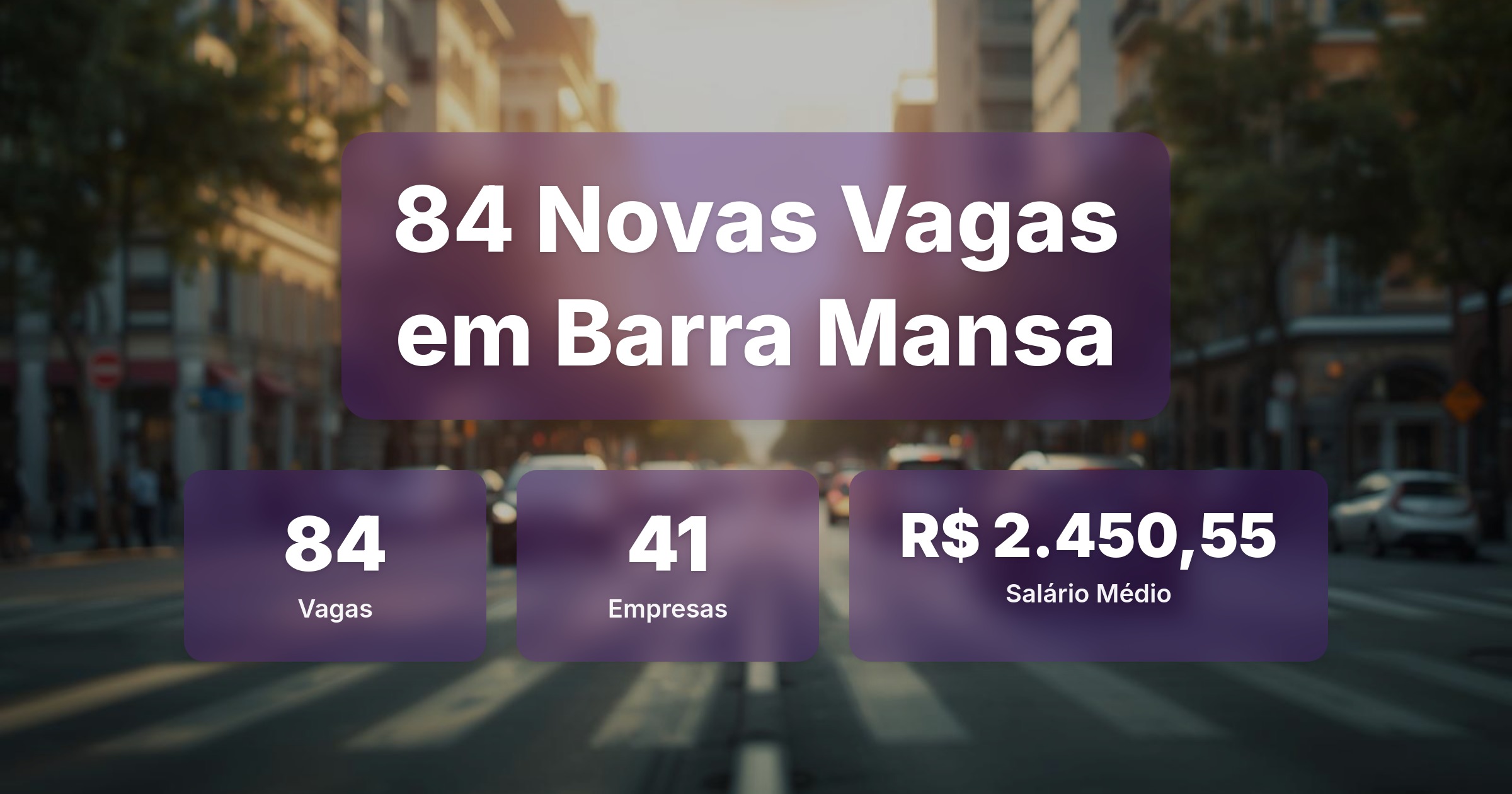 84 Novas Vagas de Emprego em Barra Mansa - 09/03/2026 - Análise completa com salários, empresas contratando e oportunidades nos setores de vendas e tecnologia