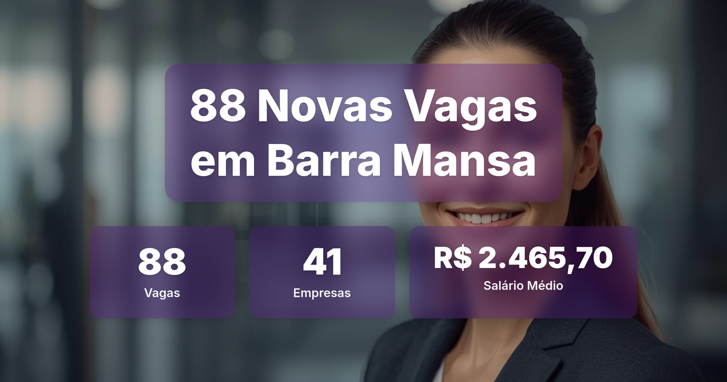 88 Novas Vagas de Emprego em Barra Mansa - 12/03/2026 - Análise completa com salários, empresas contratando e oportunidades nos setores de vendas e tecnologia