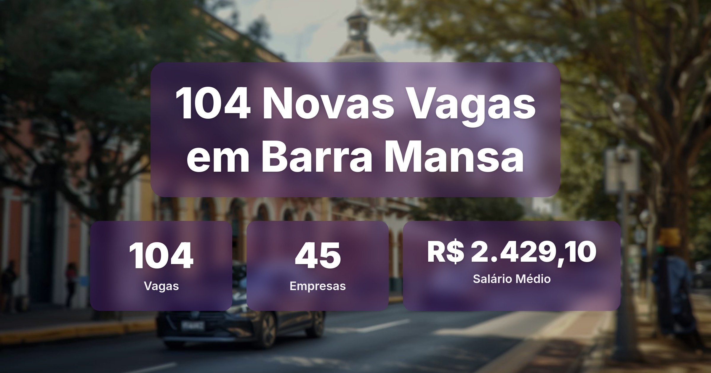 104 Novas Vagas de Emprego em Barra Mansa - 18/03/2026 - Análise completa com salários, empresas contratando e oportunidades nos setores de vendas e tecnologia