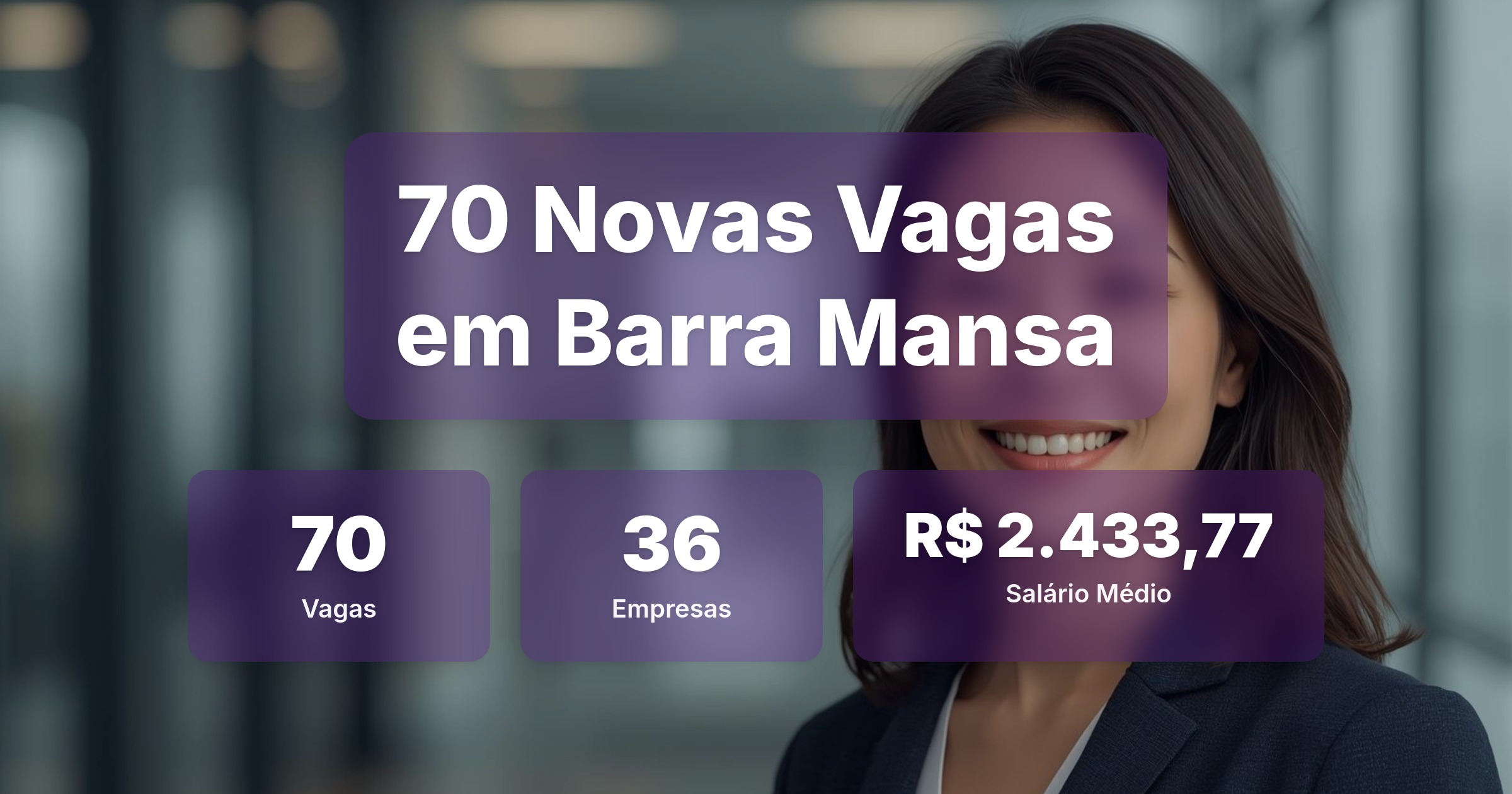 70 Novas Vagas de Emprego em Barra Mansa - 22/02/2026 - Análise completa com salários, empresas contratando e oportunidades nos setores de vendas e tecnologia