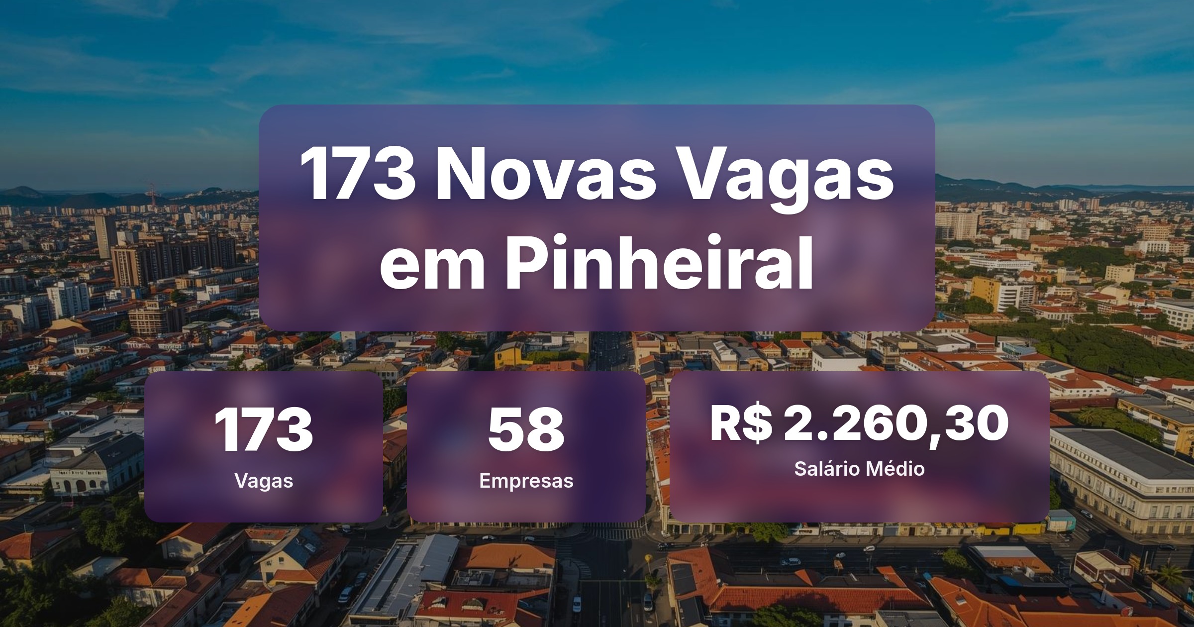 173 Novas Vagas de Emprego em Pinheiral - 02/03/2026 - Análise completa com salários, empresas contratando e oportunidades nos setores de vendas e tecnologia