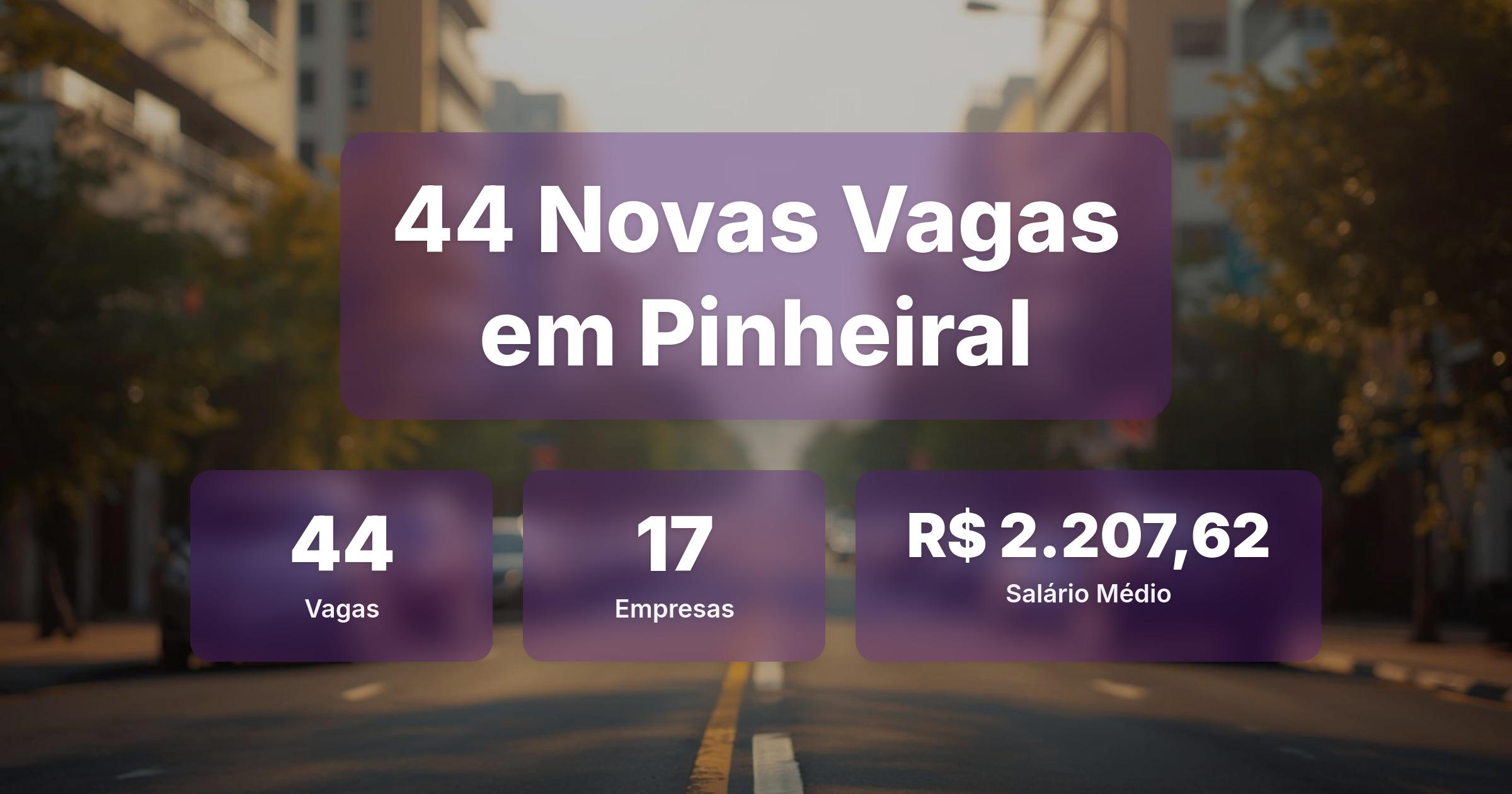 44 Novas Vagas de Emprego em Pinheiral - 04/02/2026 - Análise completa com salários, empresas contratando e oportunidades nos setores de vendas e tecnologia