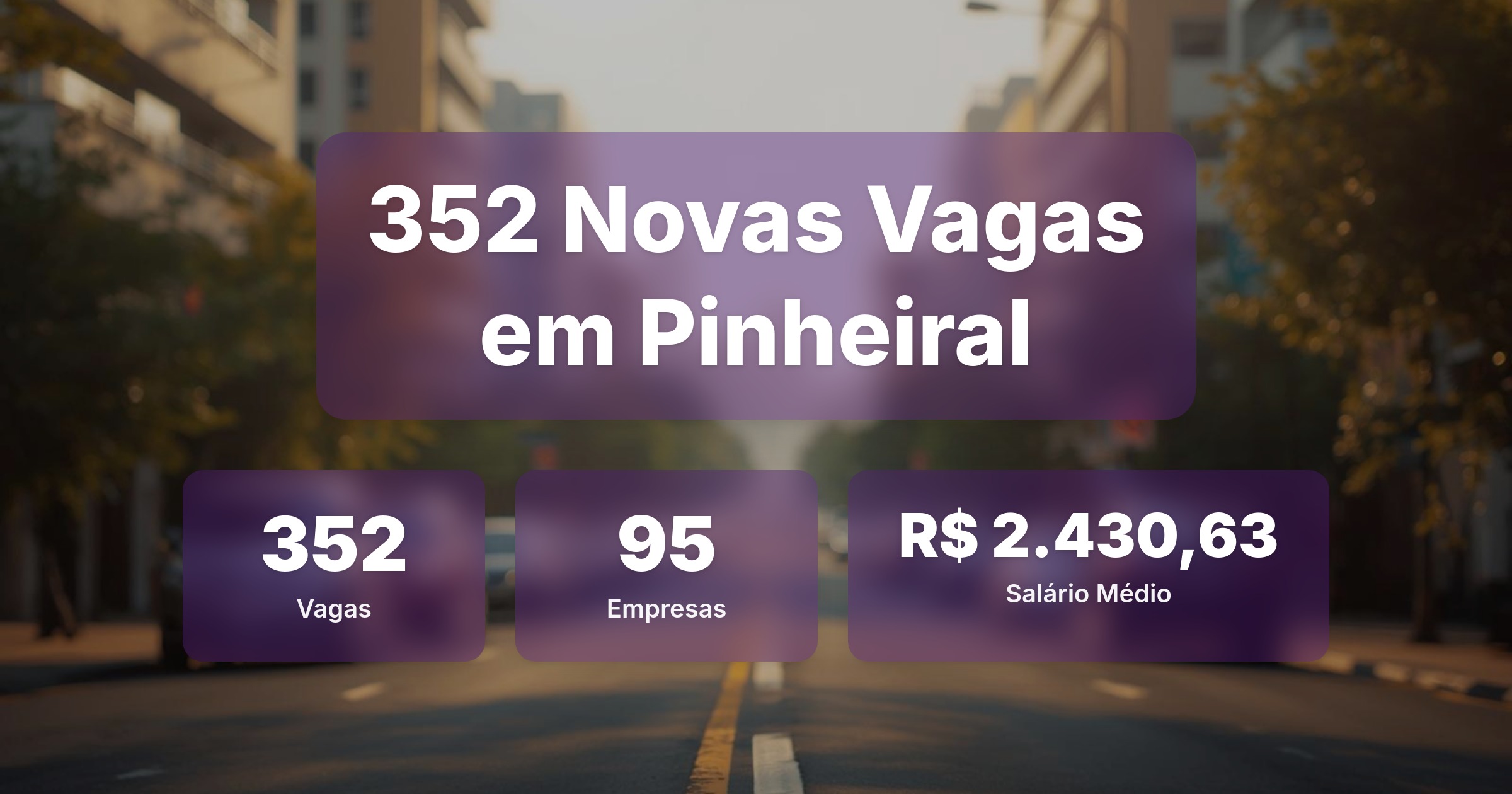 352 Novas Vagas de Emprego em Pinheiral - 07/04/2026 - Análise completa com salários, empresas contratando e oportunidades nos setores de vendas e tecnologia