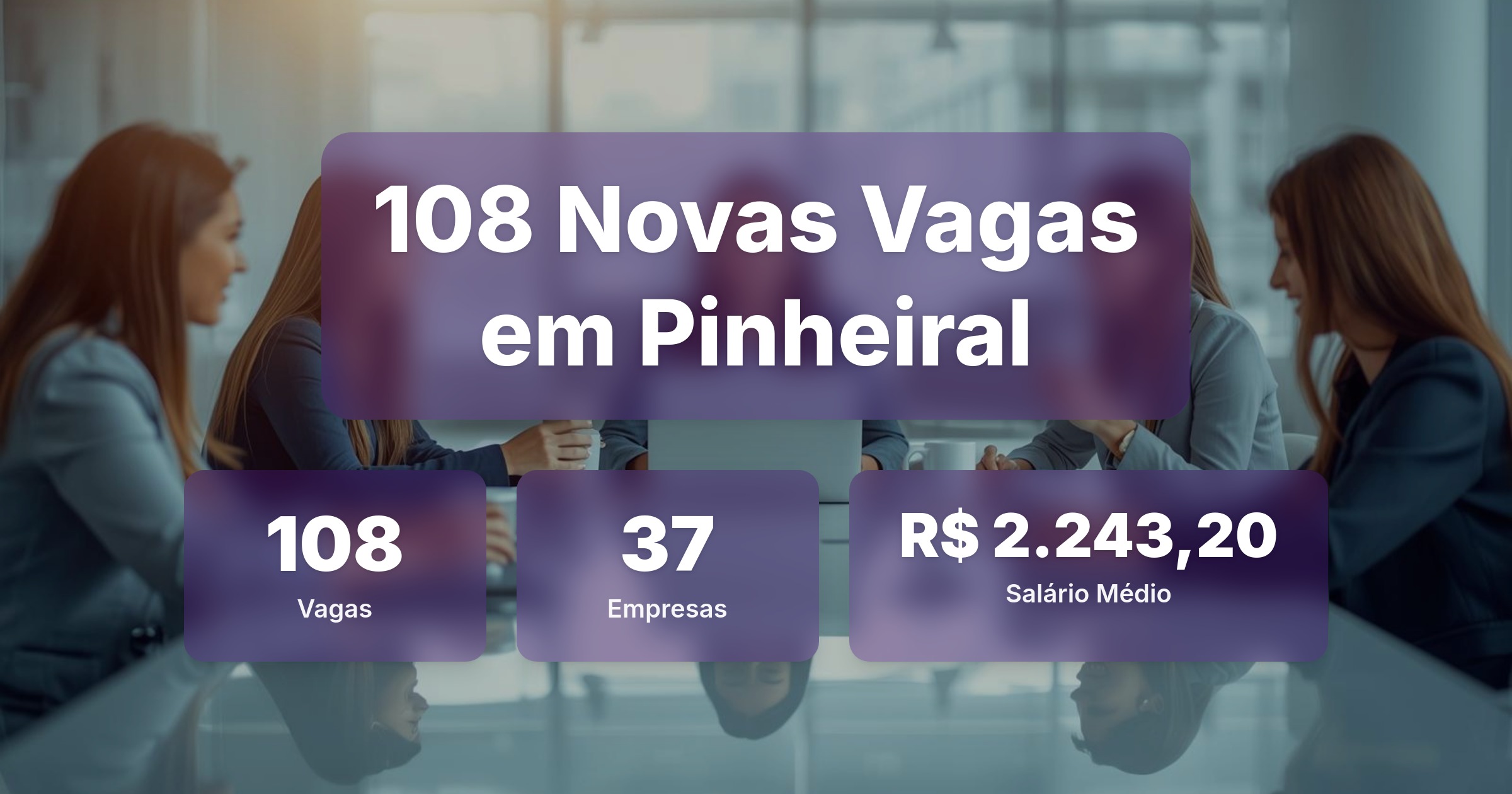 108 Novas Vagas de Emprego em Pinheiral - 13/02/2026 - Análise completa com salários, empresas contratando e oportunidades nos setores de vendas e tecnologia