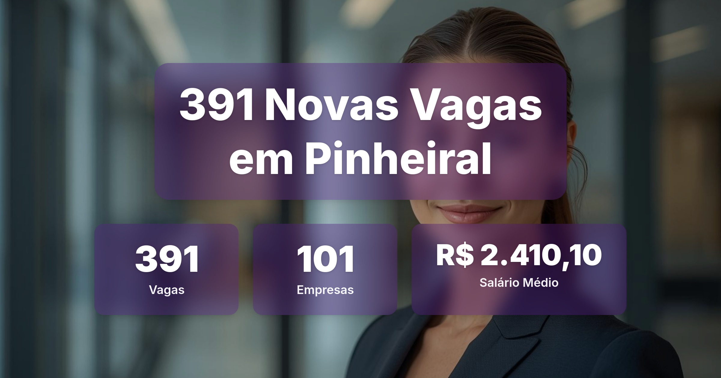 391 Novas Vagas de Emprego em Pinheiral - 15/04/2026 - Análise completa com salários, empresas contratando e oportunidades nos setores de vendas e tecnologia