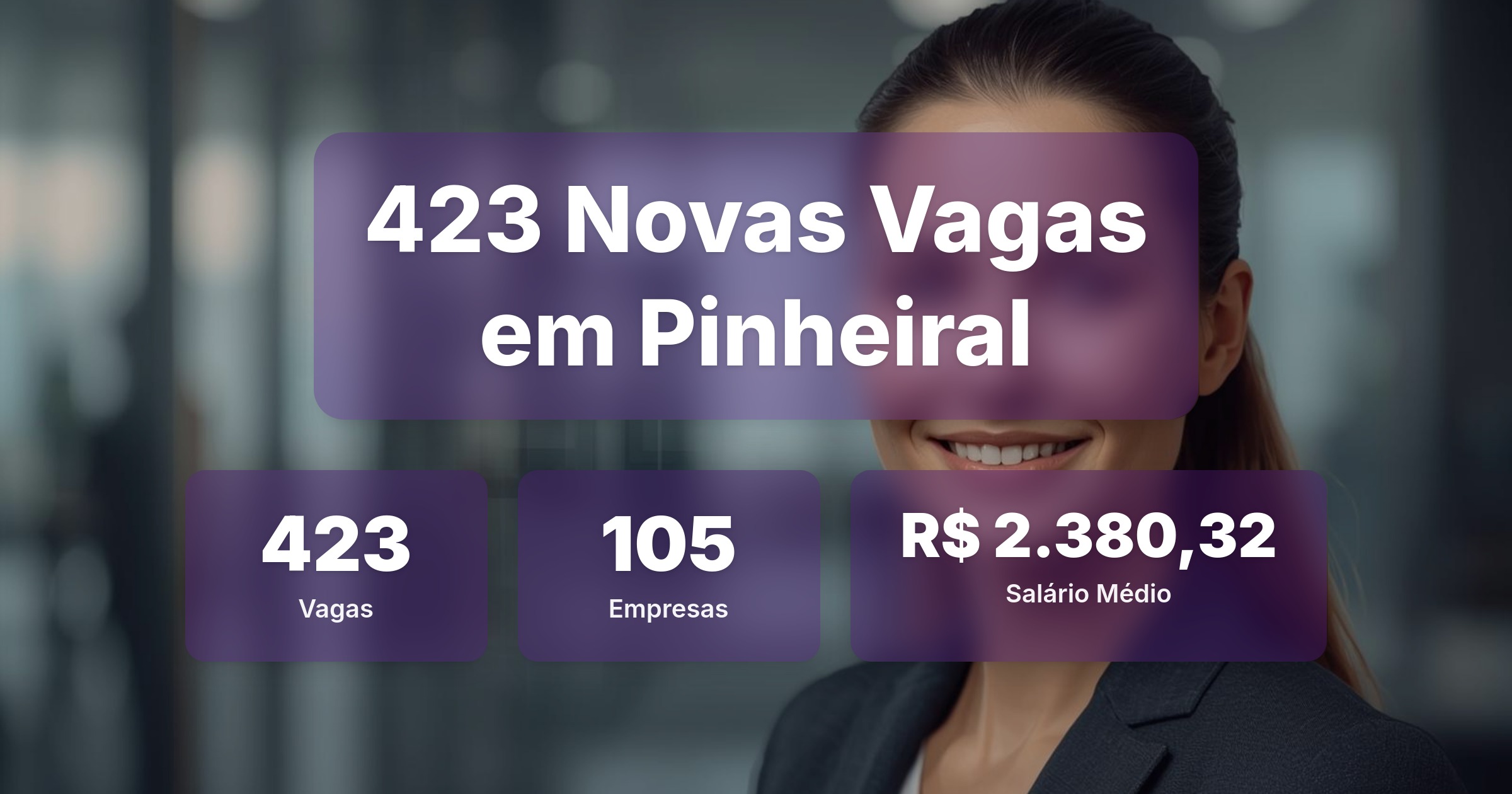 423 Novas Vagas de Emprego em Pinheiral - 18/04/2026 - Análise completa com salários, empresas contratando e oportunidades nos setores de vendas e tecnologia