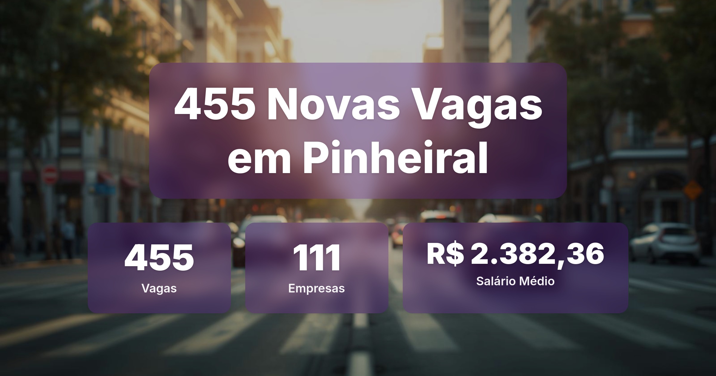 455 Novas Vagas de Emprego em Pinheiral - 22/04/2026 - Análise completa com salários, empresas contratando e oportunidades nos setores de vendas e tecnologia