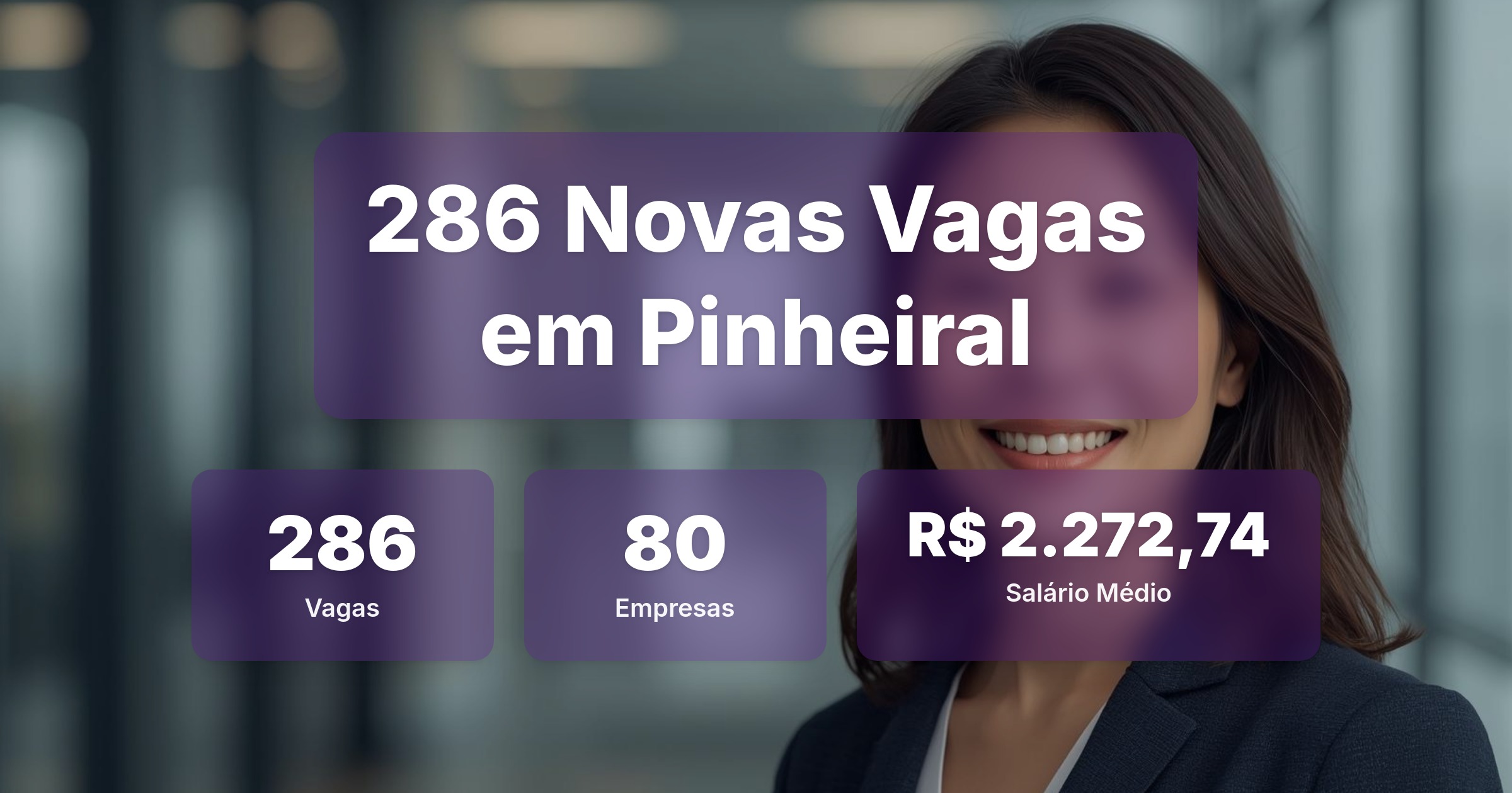 286 Novas Vagas de Emprego em Pinheiral - 23/03/2026 - Análise completa com salários, empresas contratando e oportunidades nos setores de vendas e tecnologia