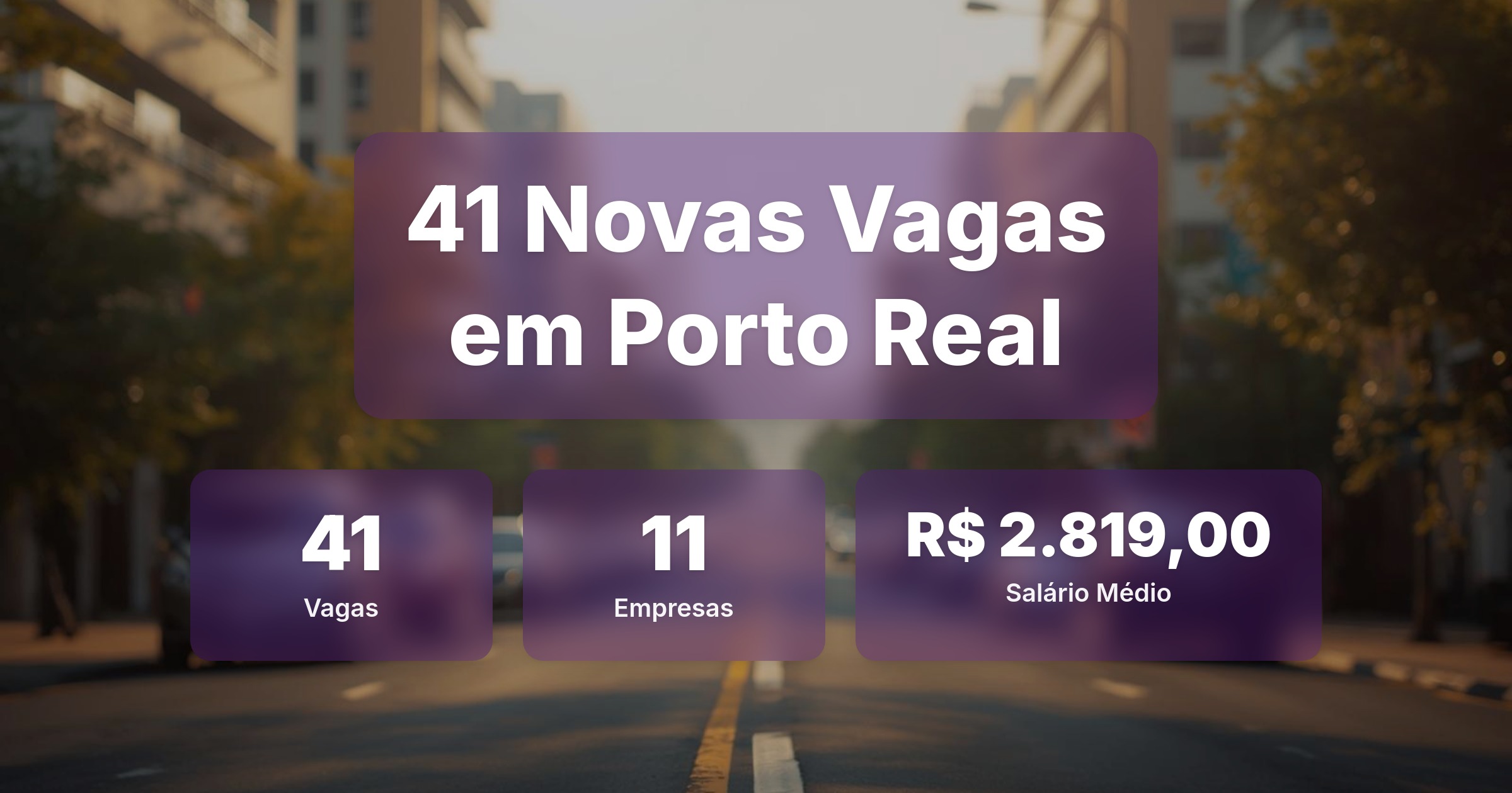 41 Novas Vagas de Emprego em Porto Real - 04/02/2026 - Análise completa com salários, empresas contratando e oportunidades nos setores de tecnologia e vendas