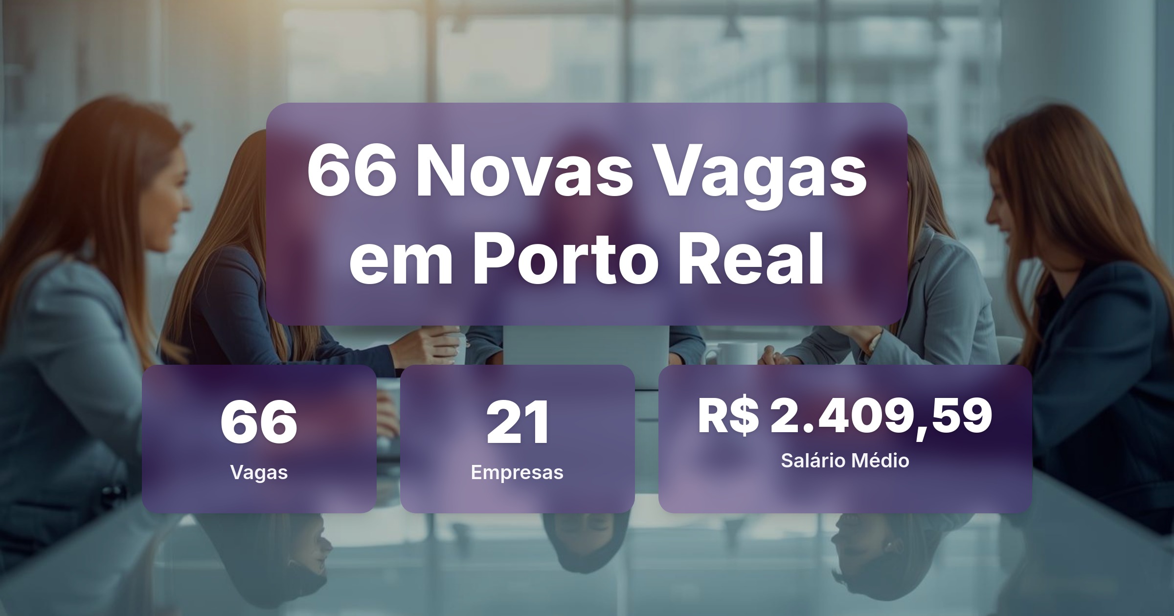 66 Novas Vagas de Emprego em Porto Real - 14/04/2026 - Análise completa com salários, empresas contratando e oportunidades nos setores de tecnologia e vendas