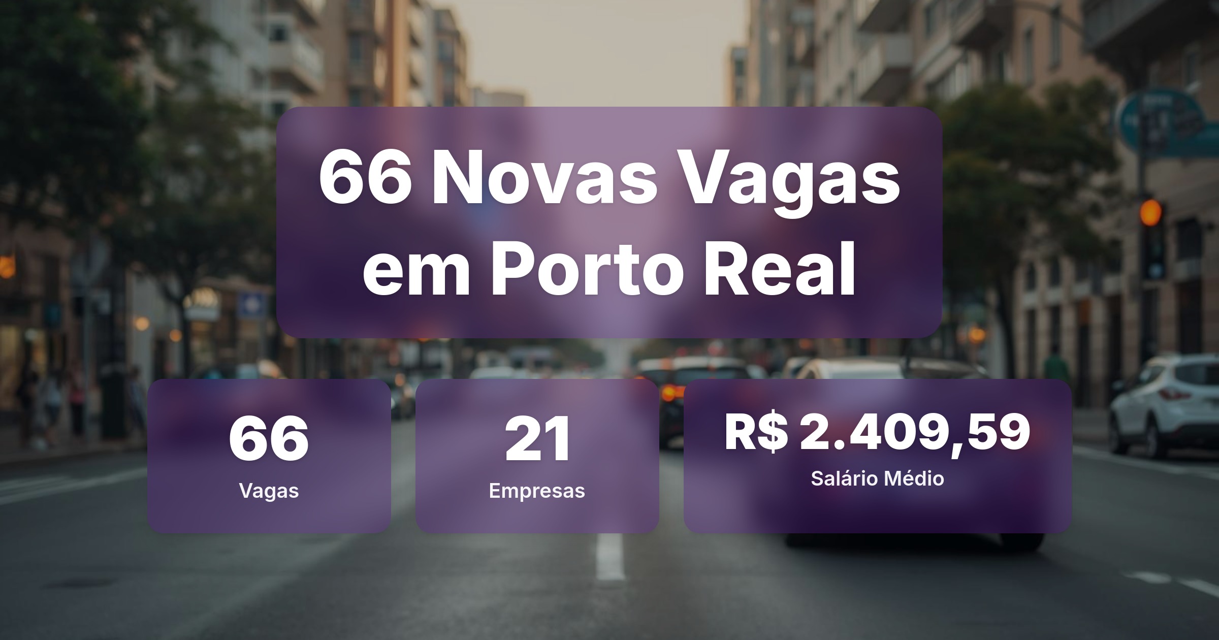 66 Novas Vagas de Emprego em Porto Real - 15/04/2026 - Análise completa com salários, empresas contratando e oportunidades nos setores de tecnologia e vendas