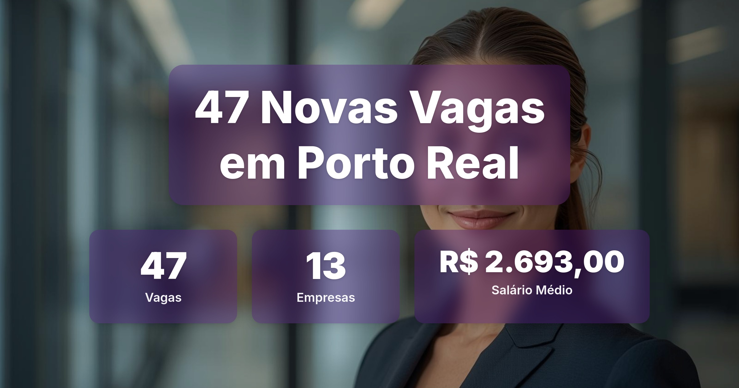 47 Novas Vagas de Emprego em Porto Real - 15/02/2026 - Análise completa com salários, empresas contratando e oportunidades nos setores de tecnologia e vendas