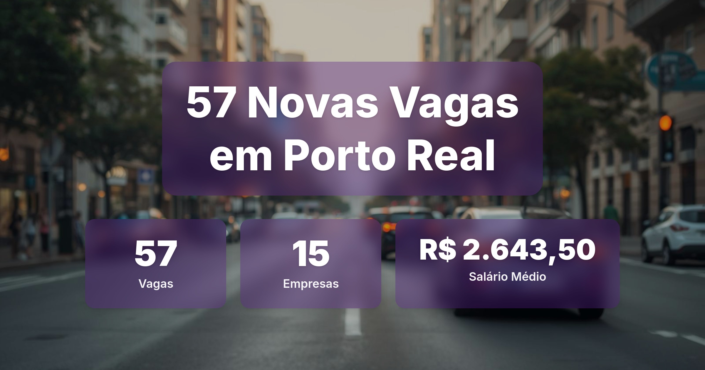 57 Novas Vagas de Emprego em Porto Real - 19/03/2026 - Análise completa com salários, empresas contratando e oportunidades nos setores de tecnologia e vendas