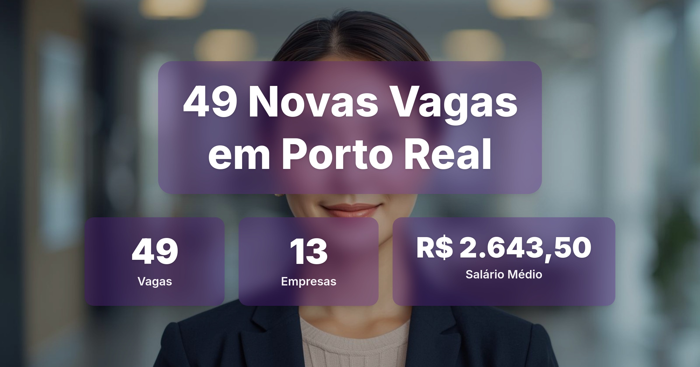 49 Novas Vagas de Emprego em Porto Real - 22/02/2026 - Análise completa com salários, empresas contratando e oportunidades nos setores de tecnologia e vendas