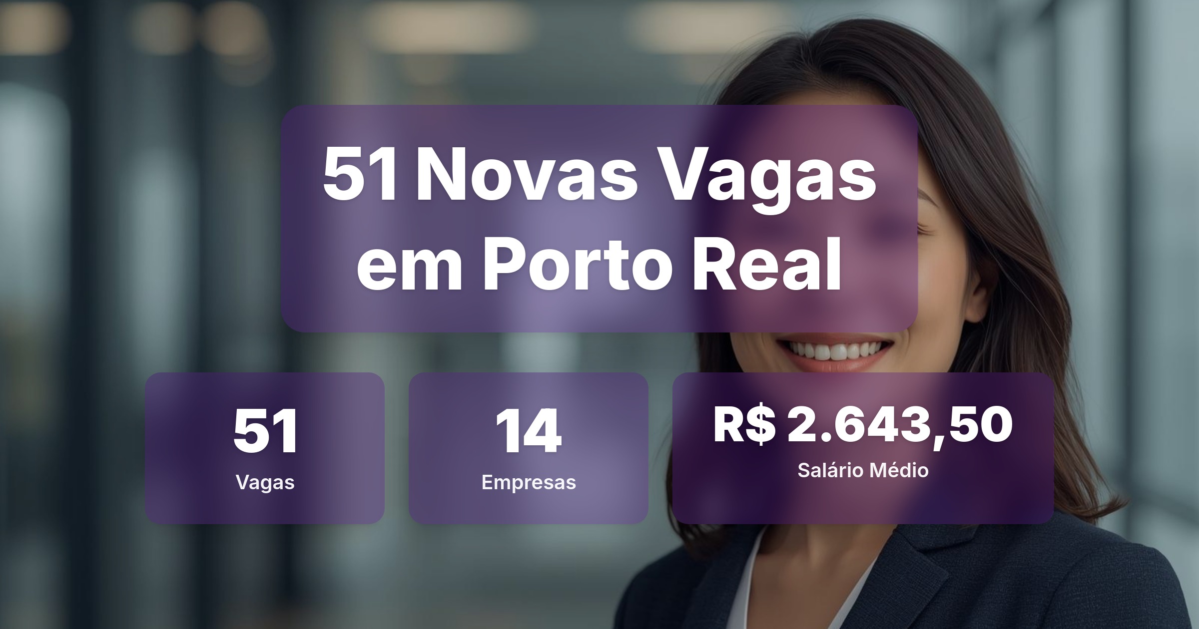 51 Novas Vagas de Emprego em Porto Real - 25/02/2026 - Análise completa com salários, empresas contratando e oportunidades nos setores de tecnologia e vendas