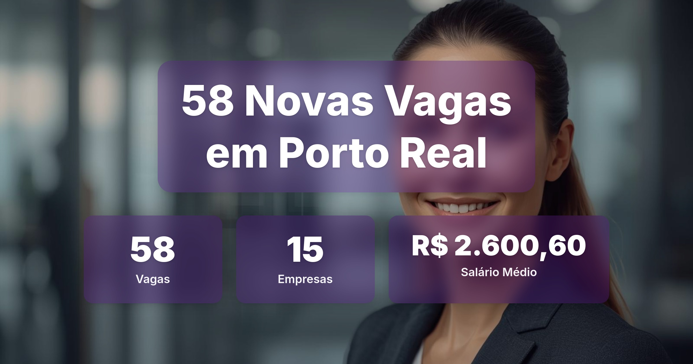58 Novas Vagas de Emprego em Porto Real - 25/03/2026 - Análise completa com salários, empresas contratando e oportunidades nos setores de tecnologia e vendas