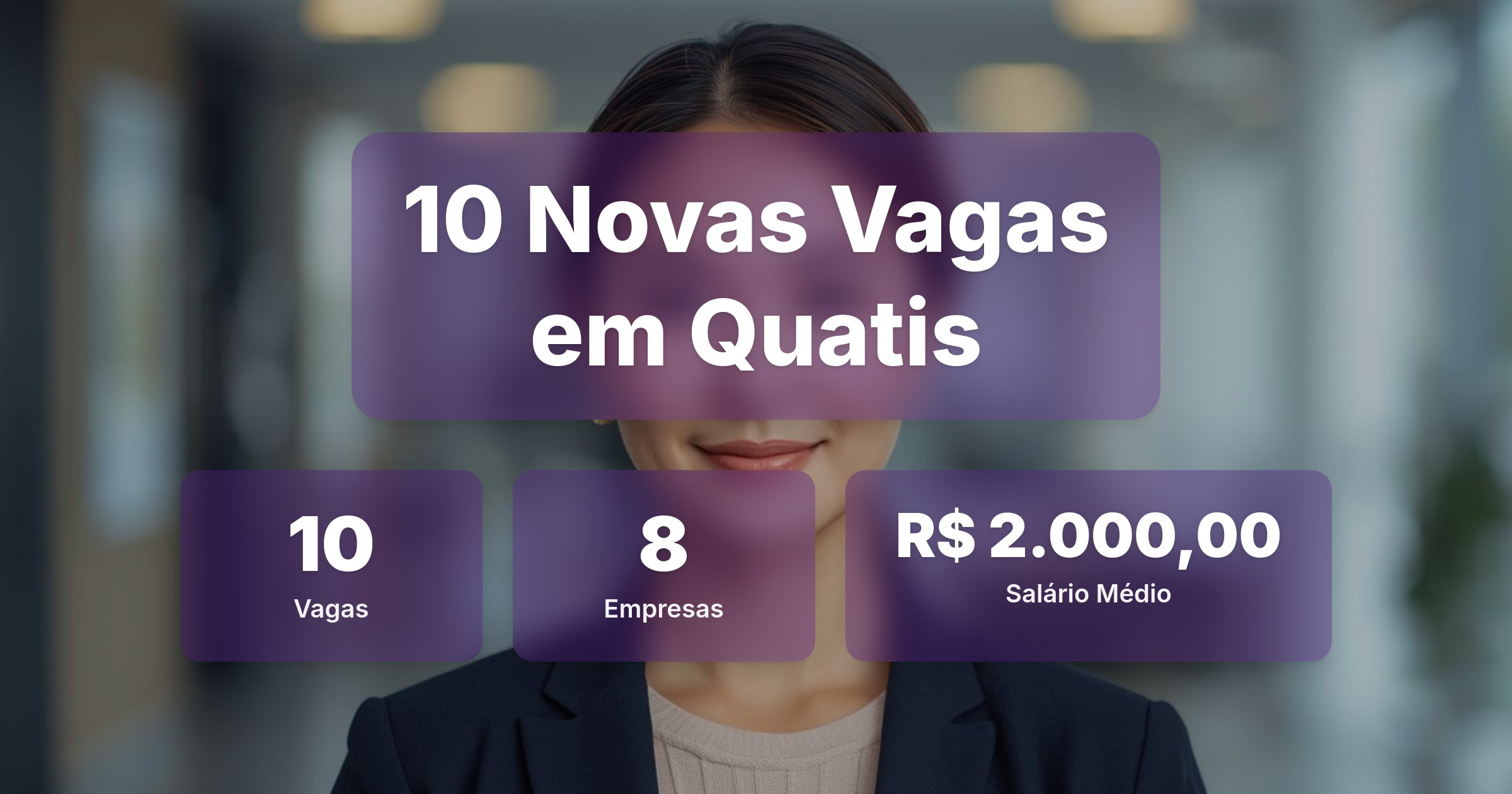 10 Novas Vagas de Emprego em Quatis - 27/02/2026 - Análise completa com salários, empresas contratando e oportunidades nos setores de vendas
