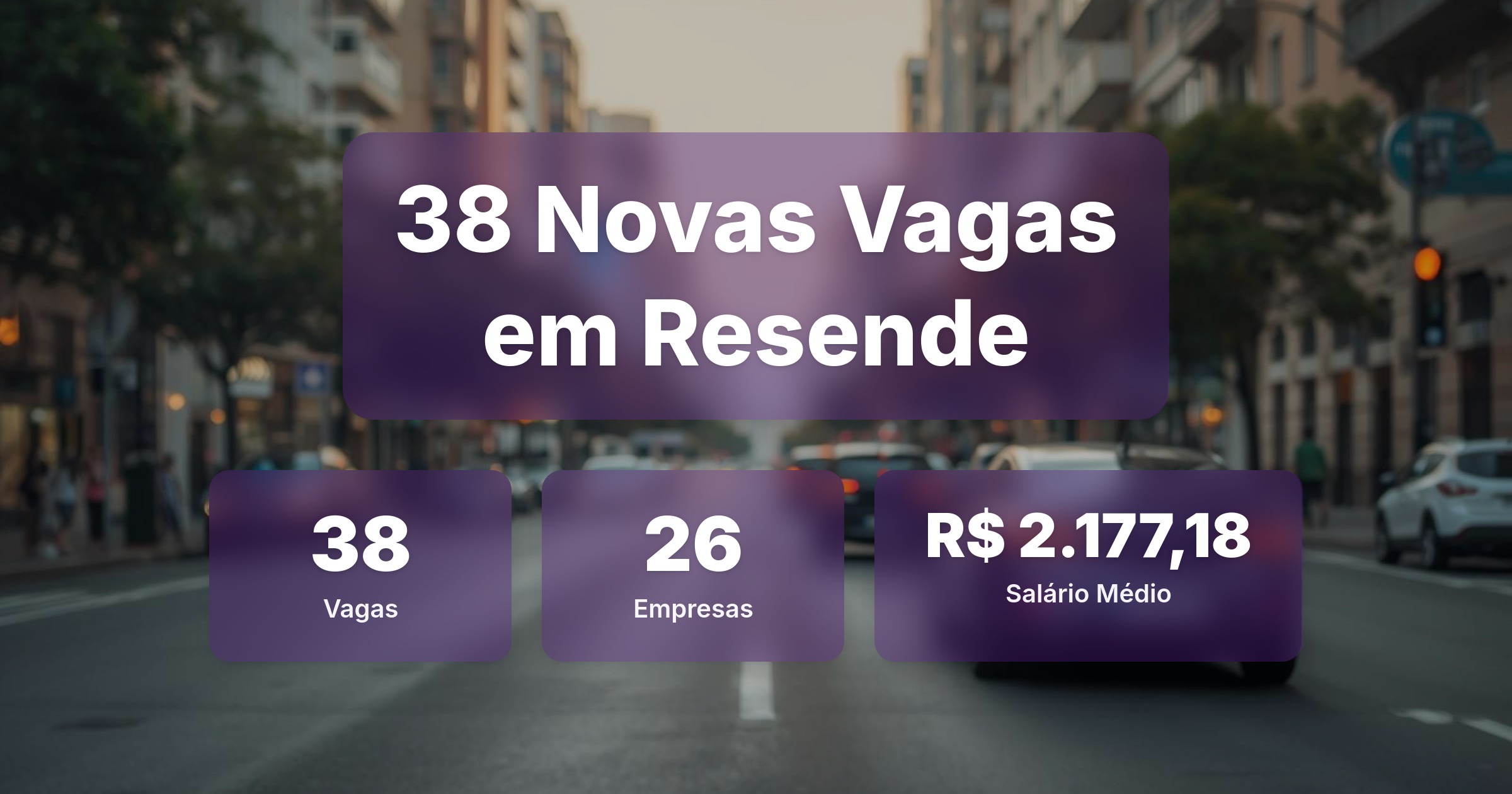 38 Novas Vagas de Emprego em Resende - 24/02/2026 - Análise completa com salários, empresas contratando e oportunidades nos setores de vendas e tecnologia