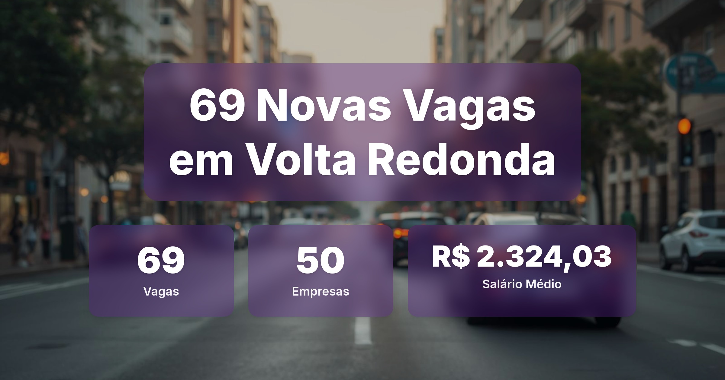 69 Novas Vagas de Emprego em Volta Redonda - 13/02/2026 - Análise completa com salários, empresas contratando e oportunidades nos setores de vendas e tecnologia