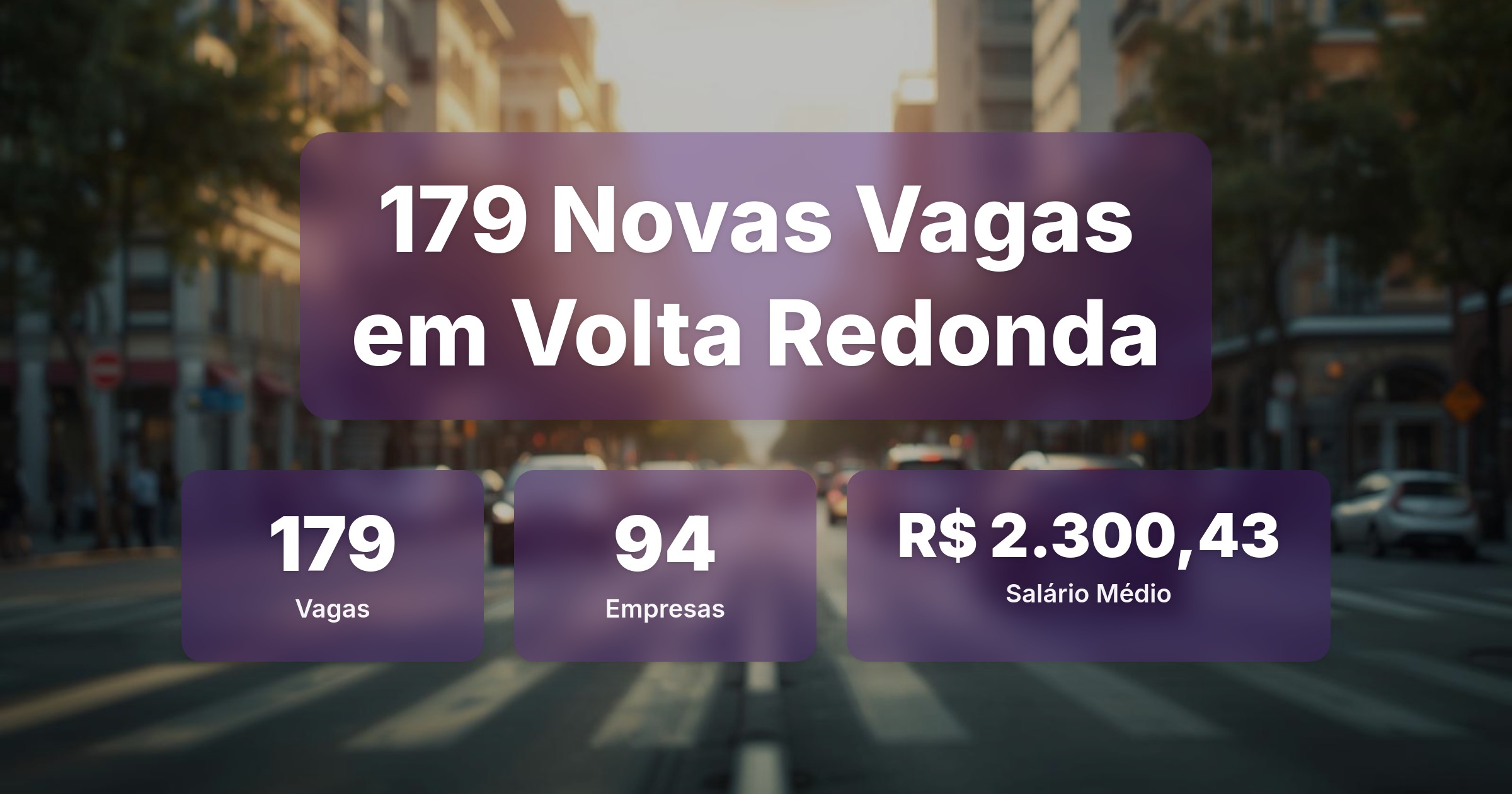 179 Novas Vagas de Emprego em Volta Redonda - 14/04/2026 - Análise completa com salários, empresas contratando e oportunidades nos setores de vendas e tecnologia