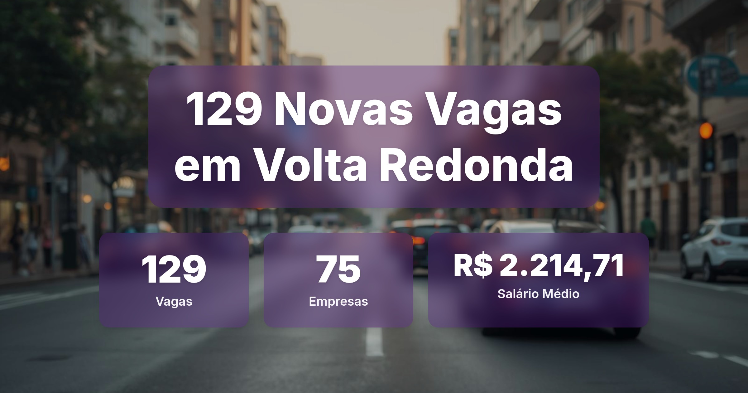 129 Novas Vagas de Emprego em Volta Redonda - 23/03/2026 - Análise completa com salários, empresas contratando e oportunidades nos setores de vendas e tecnologia