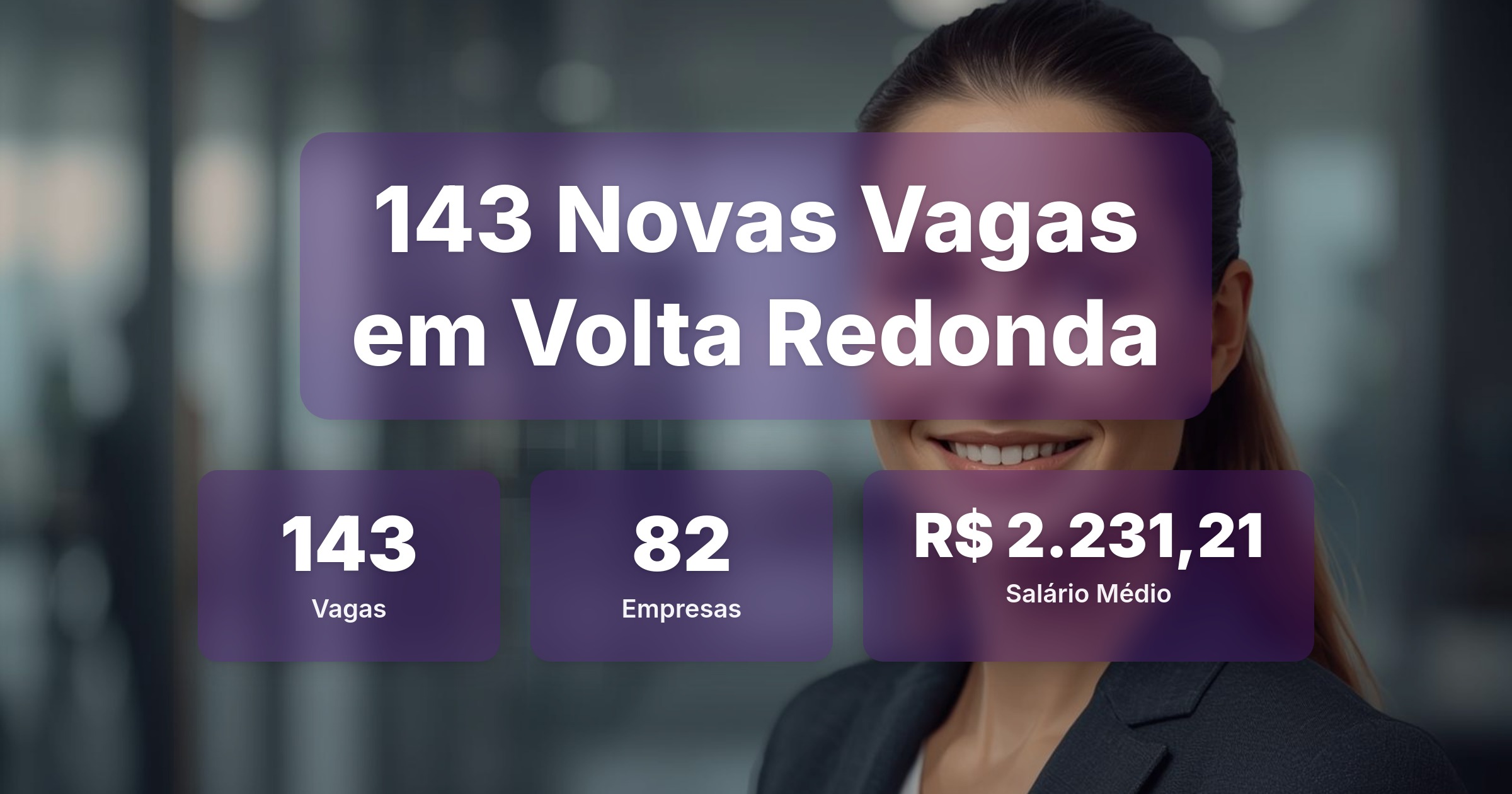 143 Novas Vagas de Emprego em Volta Redonda - 27/03/2026 - Análise completa com salários, empresas contratando e oportunidades nos setores de vendas e tecnologia
